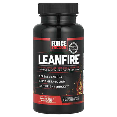Force Factor LeanFire 60 Vegetable Capsules product image