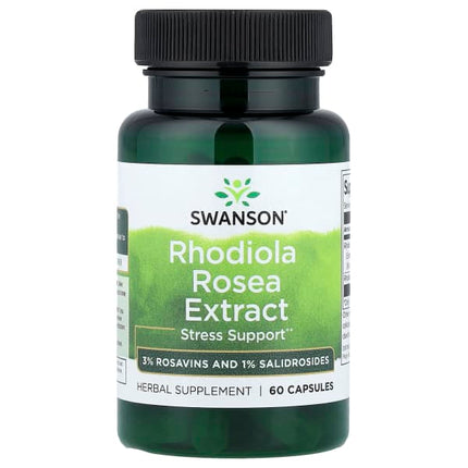Swanson Rhodiola Rosea Extract, 60 Capsules