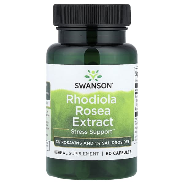 Swanson Rhodiola Rosea Extract, 60 Capsules