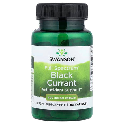 Swanson Full Spectrum® Black Currant, 400 mg, 60 Capsules
