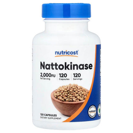 Nutricost Nattokinase, 100 mg (2,000 FU), 120 Capsules, label view 4
