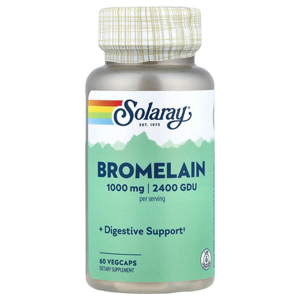Solaray Bromelain, 500 mg (1,200 GDU per Capsule)