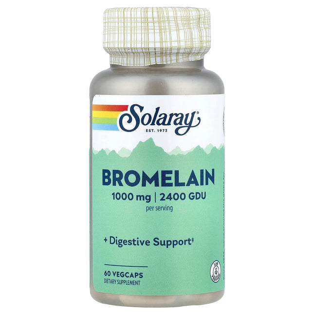 Solaray Bromelain, 500 mg (1,200 GDU per Capsule)