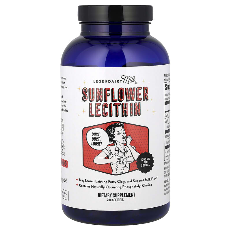 Legendairy Milk, Sunflower Lecithin, 200 Softgels