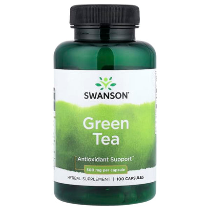 Swanson Green Tea, 500 mg, 100 Capsules
