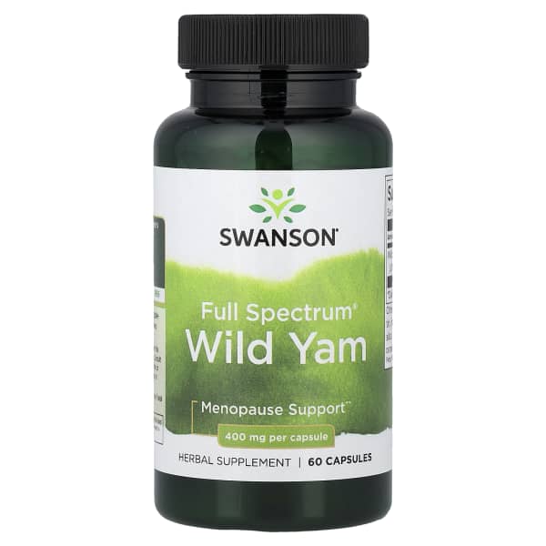 Swanson Full Spectrum®, Wild Yam, 400 mg, 60 Capsules