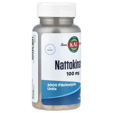 KAL Nattokinase, 100 mg, 30 Tablets, label view 6