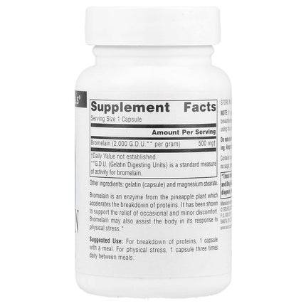 Source Naturals Bromelain (Capsules), 500 mg