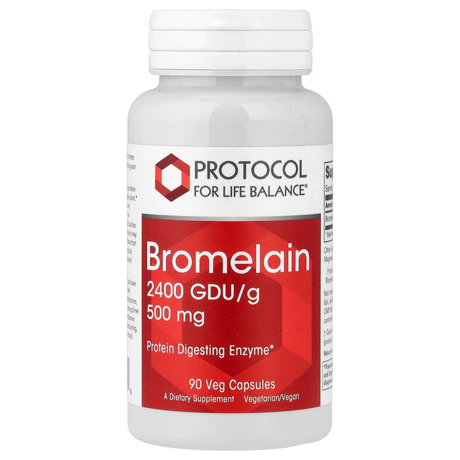 Protocol for Life Balance Bromelain, 500 mg