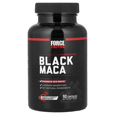 Force Factor Fundamentals Black Maca 90 Capsules product image