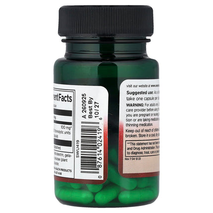 Swanson Vitamins Nattokinase, 100 mg, 30 Capsules, label view 8
