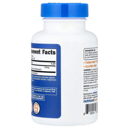Nutricost Nattokinase, 100 mg (2,000 FU), 120 Capsules, label view 8