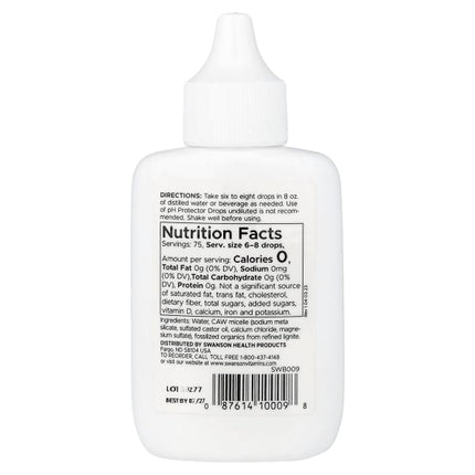 Swanson Alkaline Booster, pH Protector Drops, 1.25 fl oz (37.5 ml)