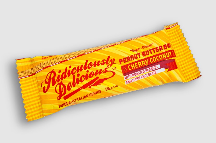 Ridiculously Delicious Peanut Butter Bar Cherry Coconut 50g Box of 12 - view 2