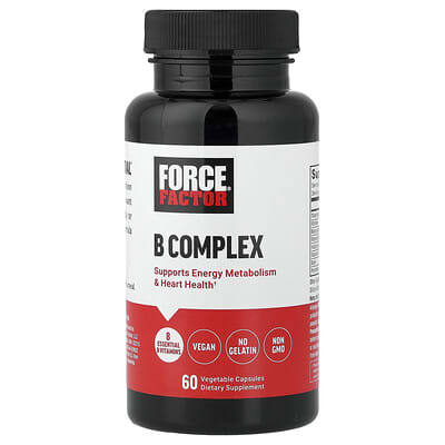 Force Factor B Complex 60 Vegetable Capsules product image