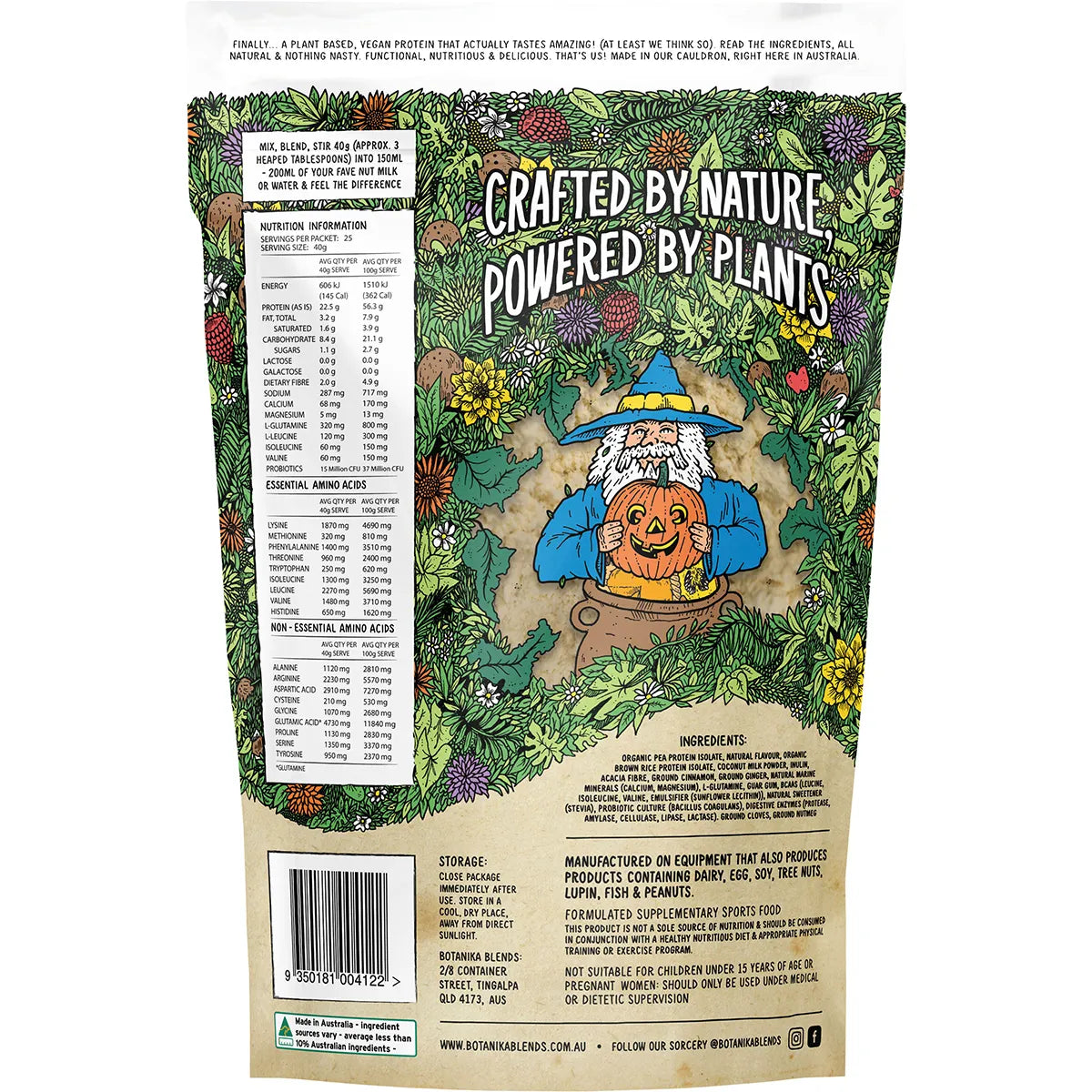 Plant Protein Spiced Pumpkin Pie 1kg