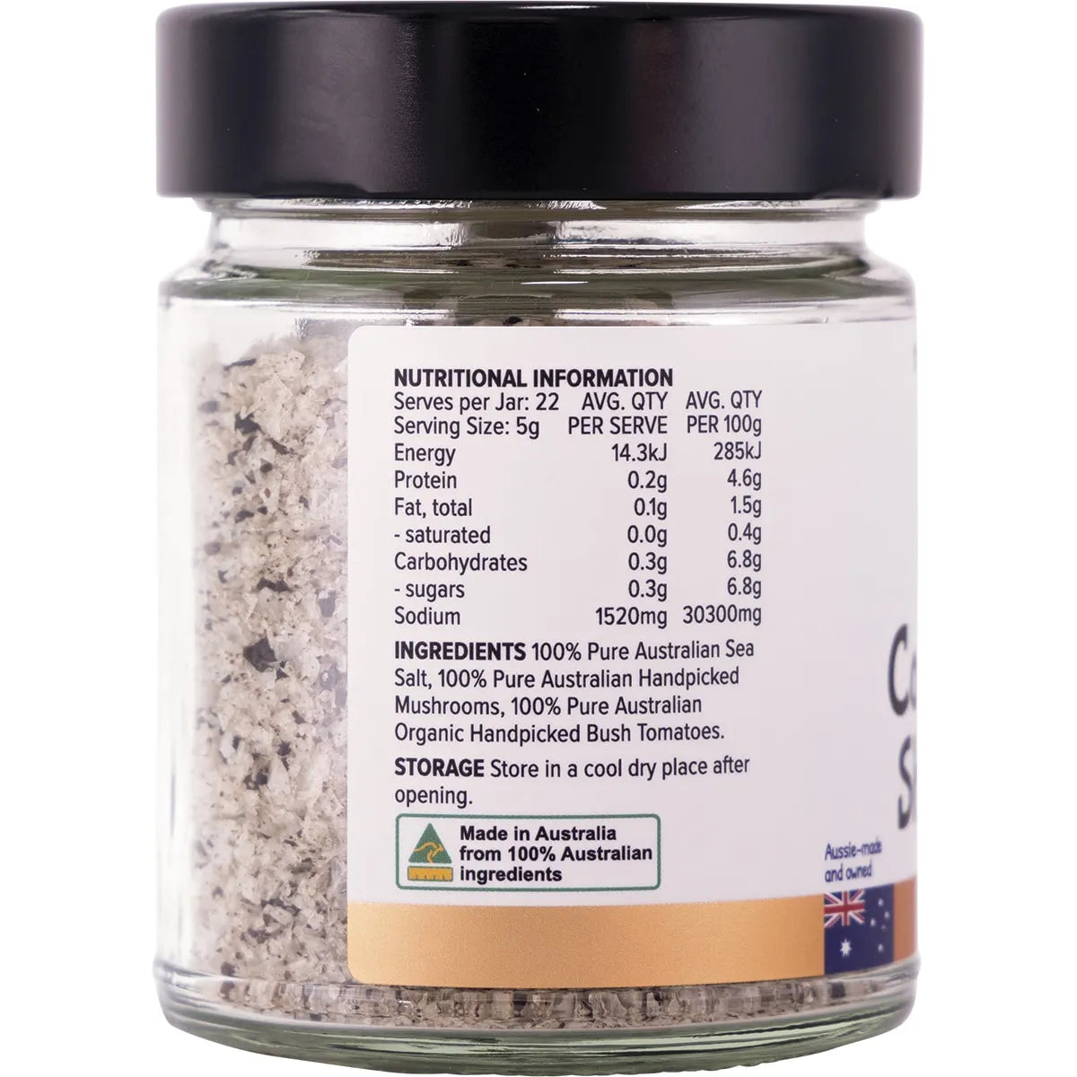 EVERYORGANICS Cold Smoked Shroom Salt Tomato and Mushroom 110g