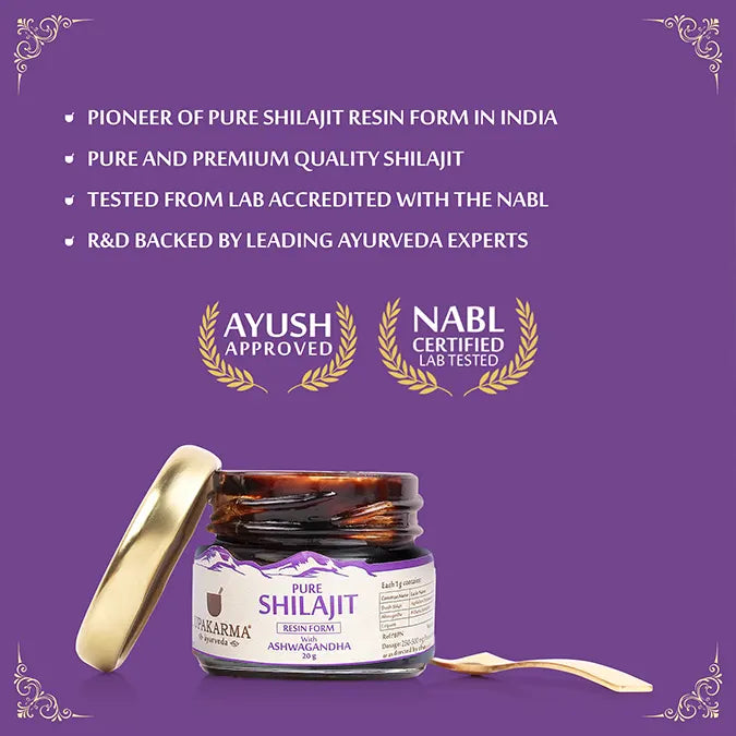 Pure Shilajit Resin with Ashwagandha for natural strength