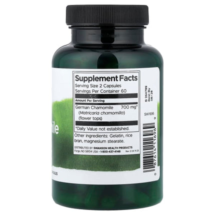 Swanson Chamomile, 350 mg, 120 Capsules
