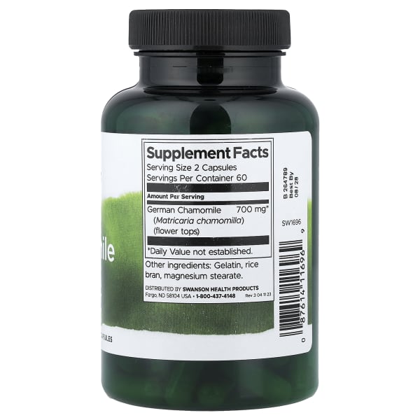 Swanson Chamomile, 350 mg, 120 Capsules