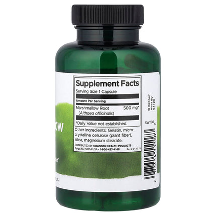 Swanson Vitamins Marshmallow Root, 500 mg