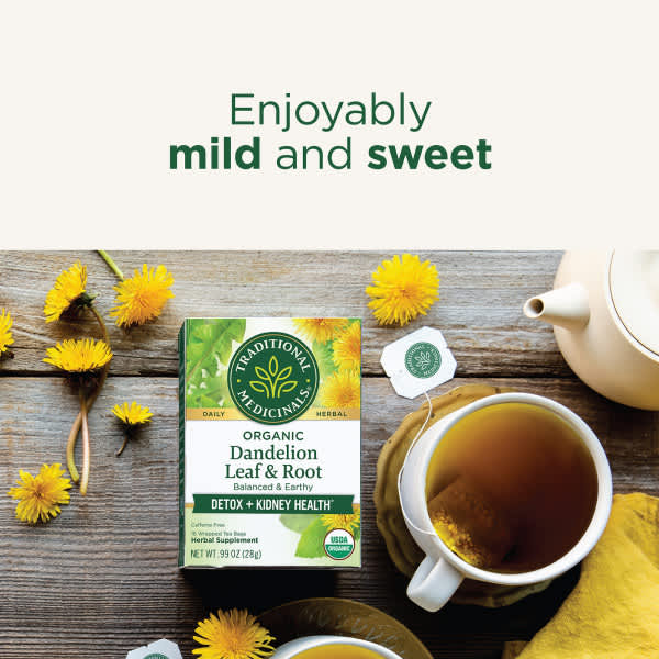 Traditional Medicinals Organic Dandelion Leaf & Root Tea herbal tea - view 4