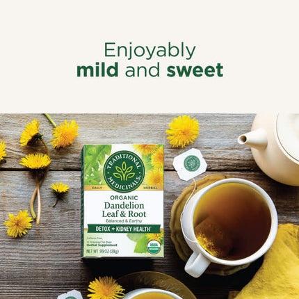 Traditional Medicinals Organic Dandelion Leaf & Root Tea herbal tea - view 4
