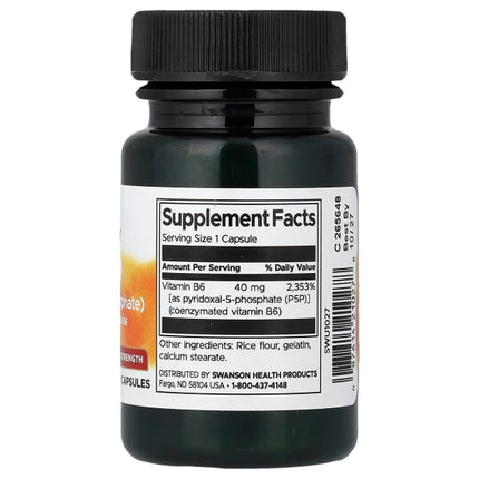 Swanson P-5-P, 40 mg, 60 Capsules