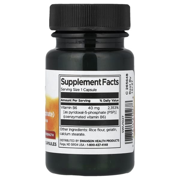 Swanson P-5-P, 40 mg, 60 Capsules