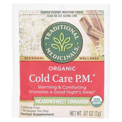 Traditional Medicinals Organic Cold Care PM herbal tea - view 3