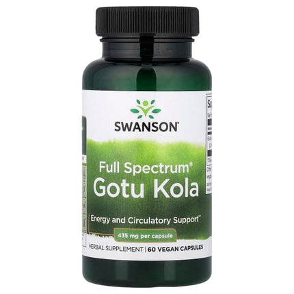 Swanson Full Spectrum® Gotu Kola, 435 mg, 60 Capsules