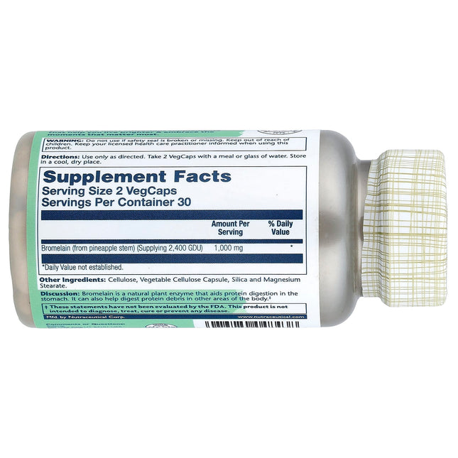 Solaray Bromelain, 500 mg (1,200 GDU per Capsule)