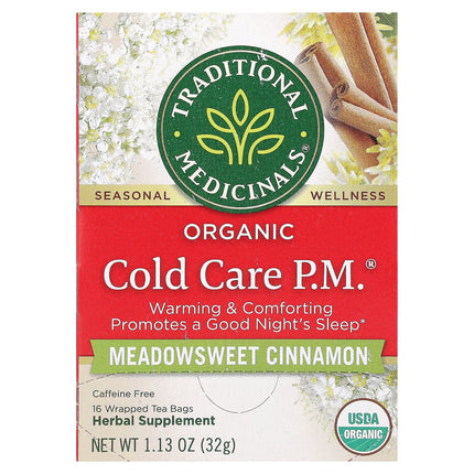 Traditional Medicinals Organic Cold Care PM herbal tea, 32 g