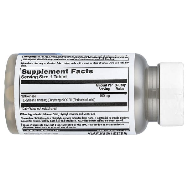 KAL Nattokinase tablets packaging detail 1