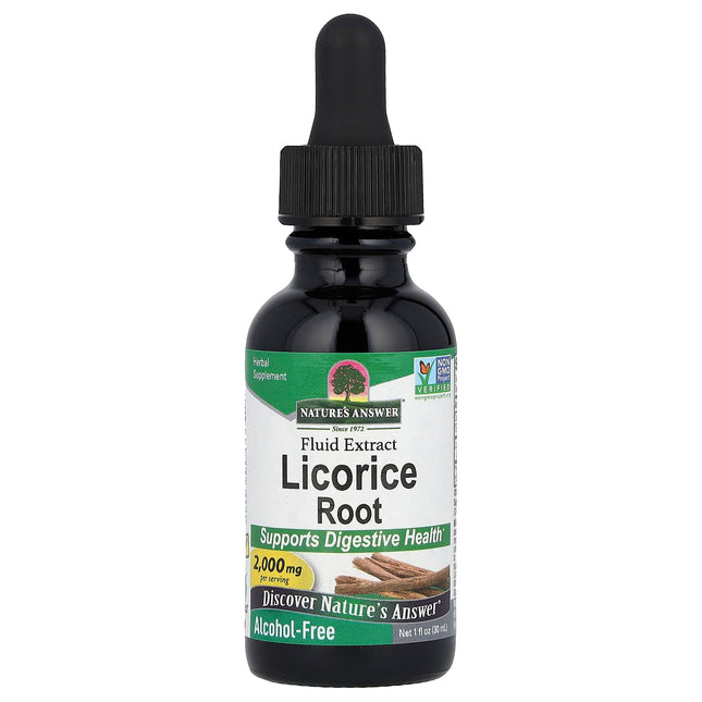 Nature's Answer Licorice Root Fluid Extract, Alcohol-Free, 2,000 mg