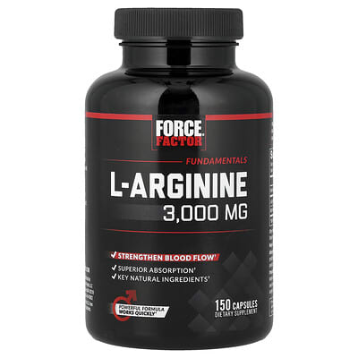 Force Factor L-Arginine 150 Capsules product image