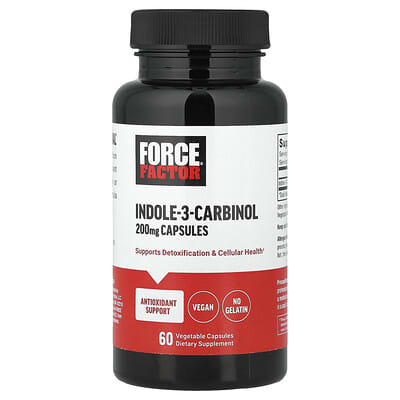 Force Factor Idole-3-Carbinol 200 mg 60 Veg Capsules product image