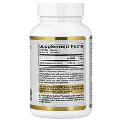 California Gold Nutrition Gold C USP-grade Vitamin C 1000 mg capsules bottle