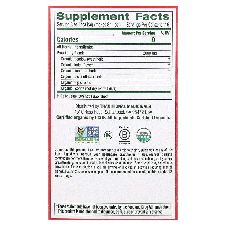 Traditional Medicinals Organic Cold Care PM herbal tea - view 2