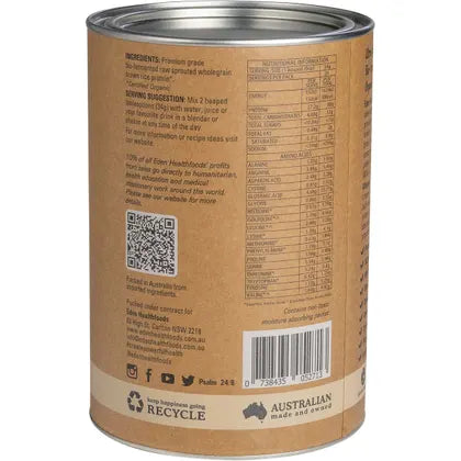 EDEN HEALTHFOODS Ultimate Protein Sprouted Brown Rice Chocolate 1kg