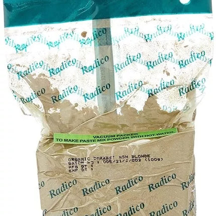 Radico organic hair colour dark ash blonde powder 100g pack