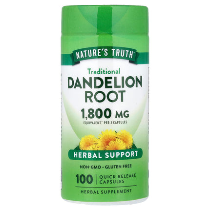 Nature's Truth Dandelion Root, 900 mg per Capsule
