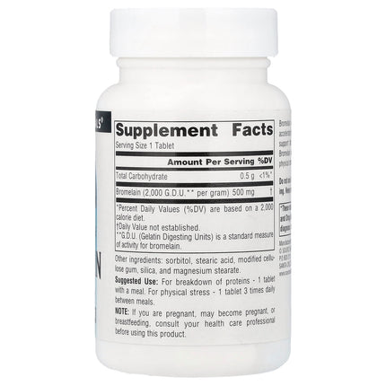 Source Naturals Bromelain (Tablets), 500 mg