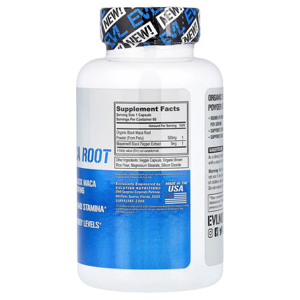 EVLution Nutrition Black Maca Root