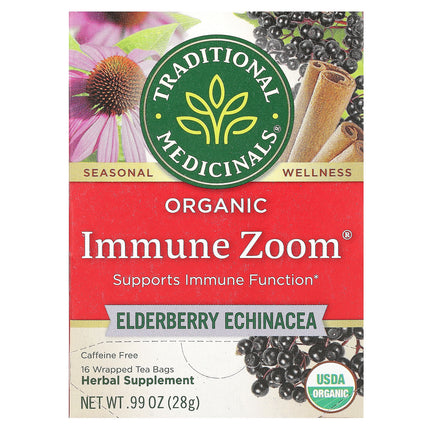 Traditional Medicinals Organic Immune Zoom® herbal tea, 28 g