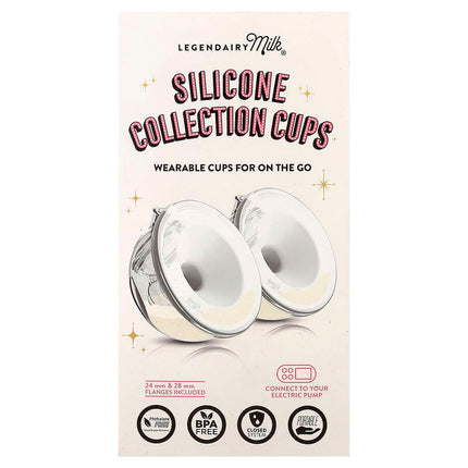 Legendairy Milk, Silicone Collection Cups, 2 Count