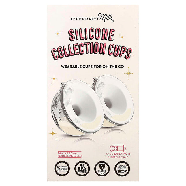 Legendairy Milk, Silicone Collection Cups, 2 Count