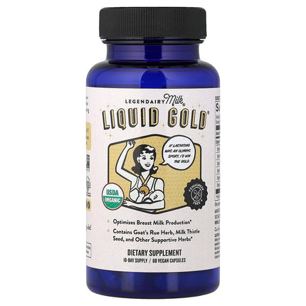 Legendairy Milk, Liquid Gold®, 60 Vegan Capsules