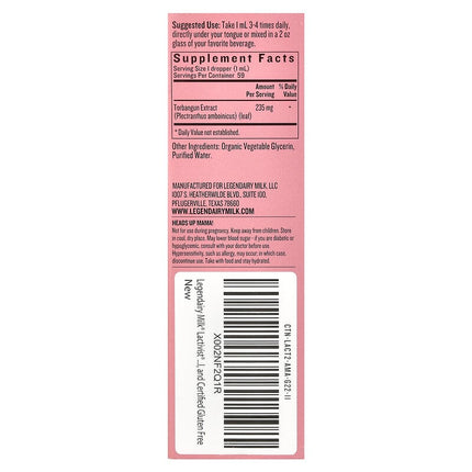 Legendairy Milk, Lactivist®, Alcohol Free, 2 fl oz (59 ml)