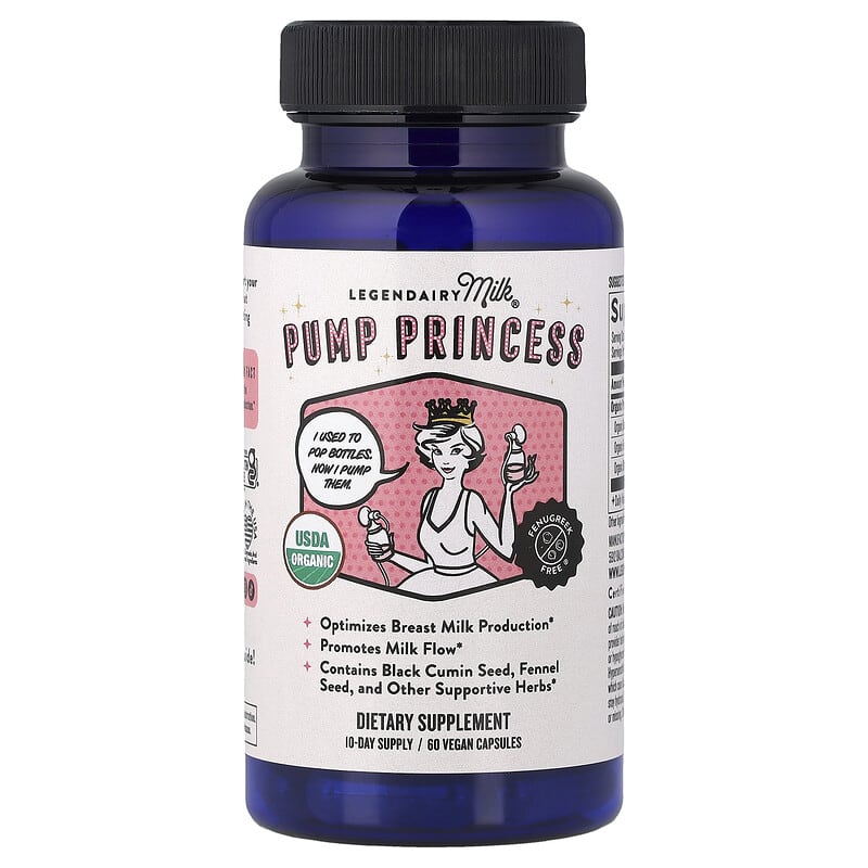 Legendairy Milk, Pump Princess, 60 Vegan Capsules